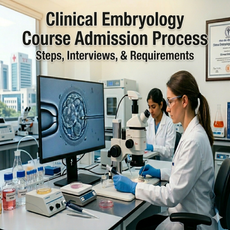 Clinical Embryology Course Admission Process