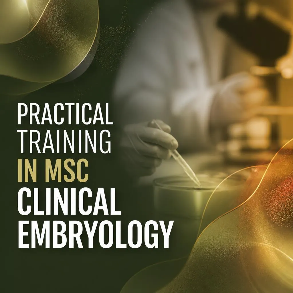 Practical Training in MSc Clinical Embryology