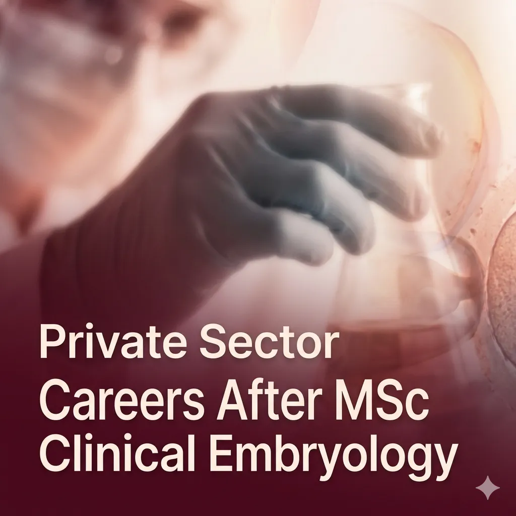 Private Sector Careers After MSc Clinical Embryology